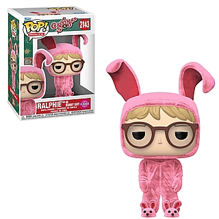 Holiday Movie Collectibles - A Christmas Story Ralphie in Bunny Suit FLOCKED POP! Movies Vinyl Figure 2143 by Funko