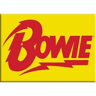 Rock and Roll Collectibles - David Bowie Logo Metal Magnet