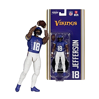 National Football League  Collectibles- Justin Jefferson Minnesota Vikings 6 Inch Scale Action Figure SportsPicks Wave 1 by McFarlane Toys