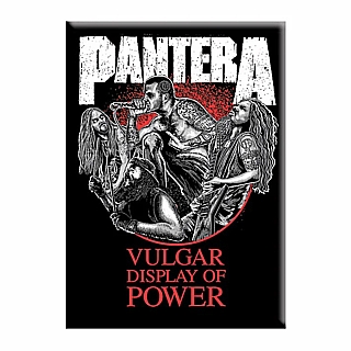 Heavy Metal Collectibles - Pantera Vulgar Display of Power Large Metal Magnet