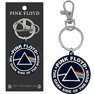 Rock and Roll Collectibles - Pink Floyd Dark Side of the Moon Metal Enamel Keychain Key Ring