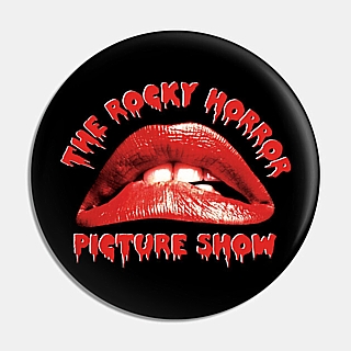 Horror Movie Collectibles - The Rocky Horror Picture Show Lips Metal Pinback Button