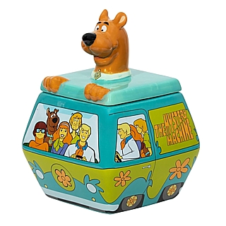 Scooby-Doo Collectibles - Mystery Machine Ceramic Cookie Jar / Dog Treat Jar