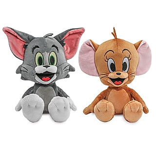 Cartoon Collectibles - Tom and Jerry 7 1/2 High Tom AND Jerry Phunny Plushes by kidrobot