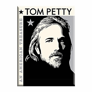 Rock and Roll Collectibles - Tom Petty An American Treasure Large Metal Magnet